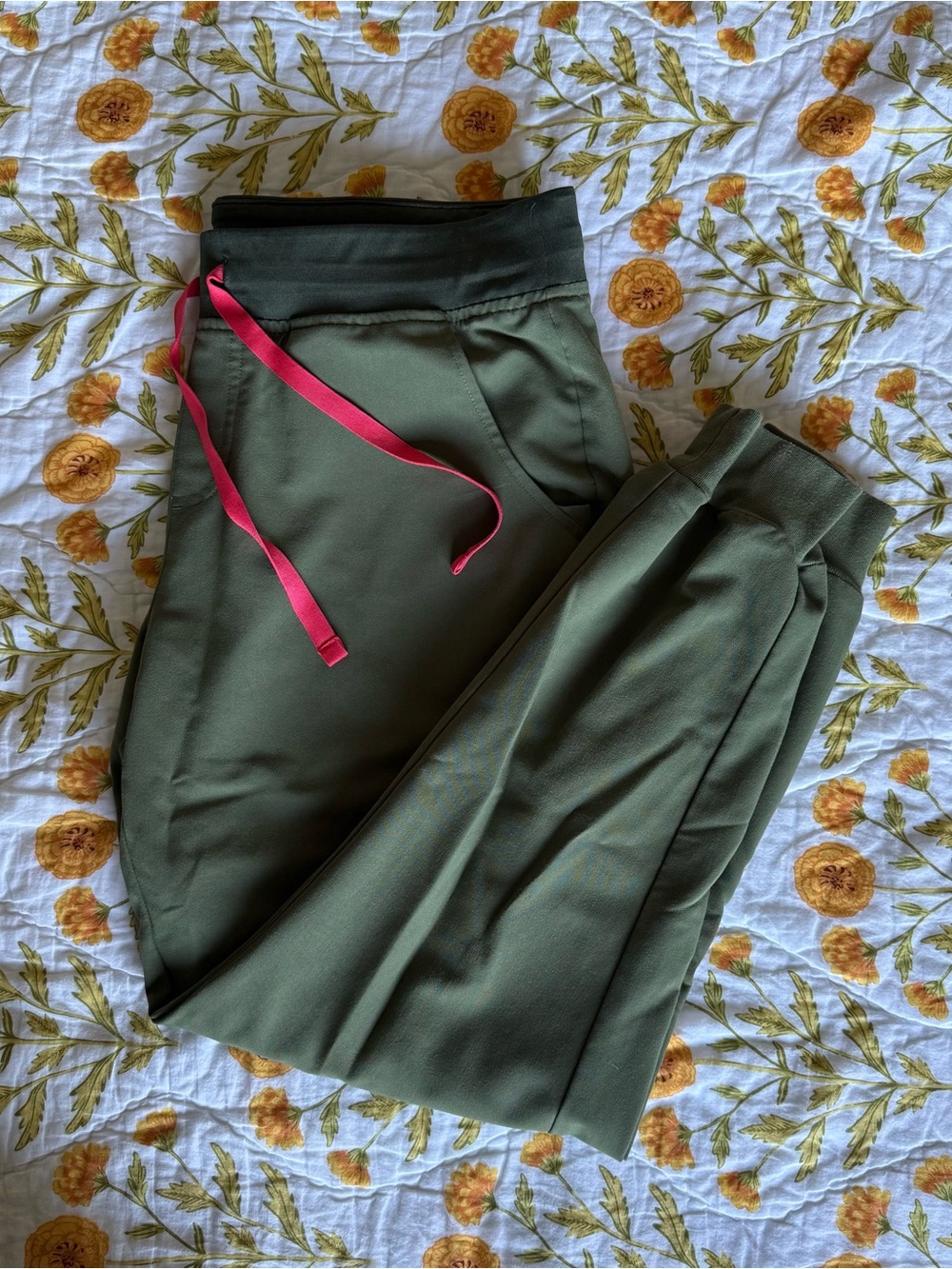 FIGS Dark Olive Zamora Jogger